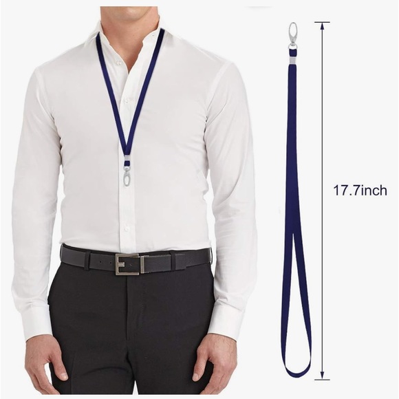 Bulk 50 Pack Lanyards for Id Badges - Picture 4 of 5